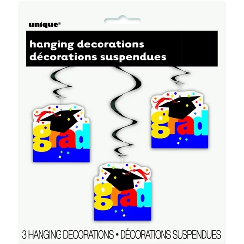 Függő dekoráció ballagásra 3 db/cs