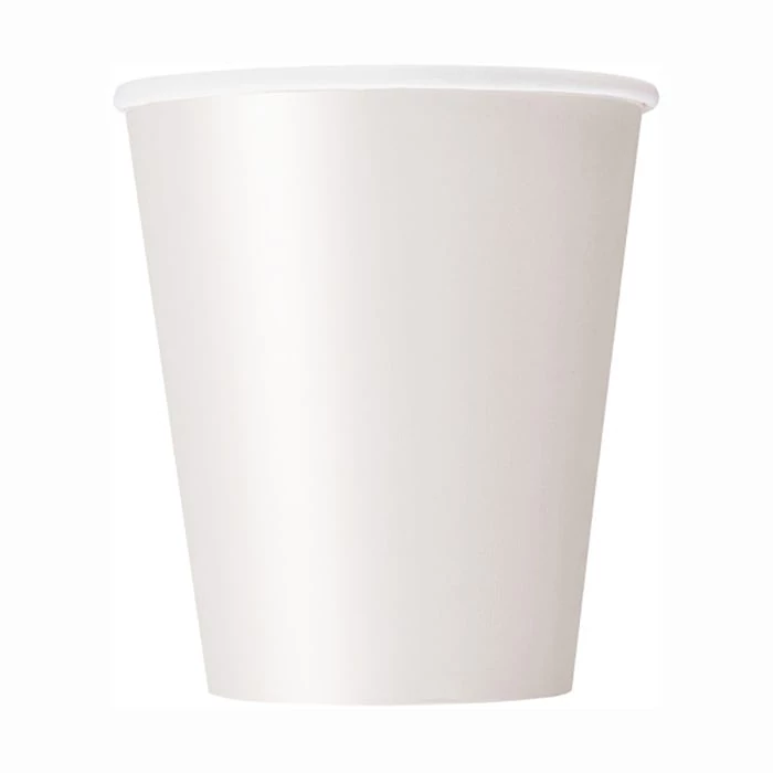 Fehér papírpohár - 266 ml - 8 db / csomag
