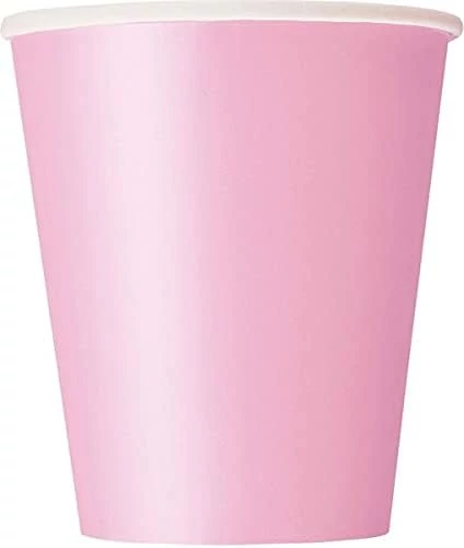 Halvány pink papírpohár - 266 ml, 8 db / csomag