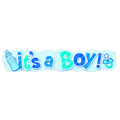 Óriás It's a Boy!papír felirat 1,36 m