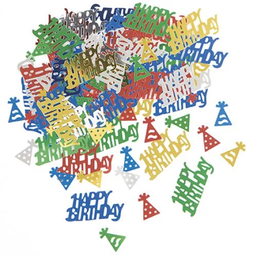 Happy Birthday konfetti 33 gr 3 db/cs