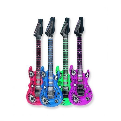 Felfújható zöld gitár