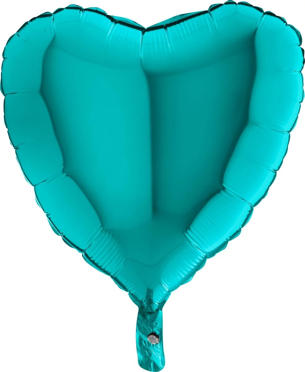 45 cm-es tiffany szív fólia lufi