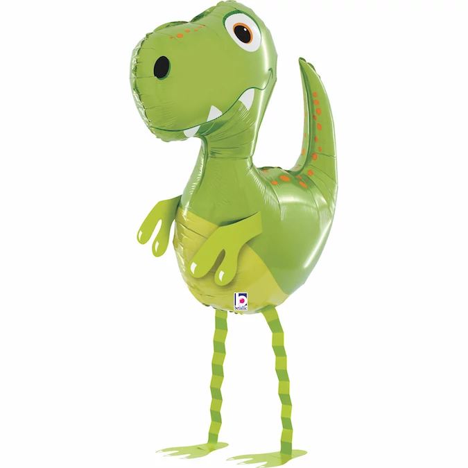 Sétáló dinoszaurusz fólia lufi, 94 cm-es