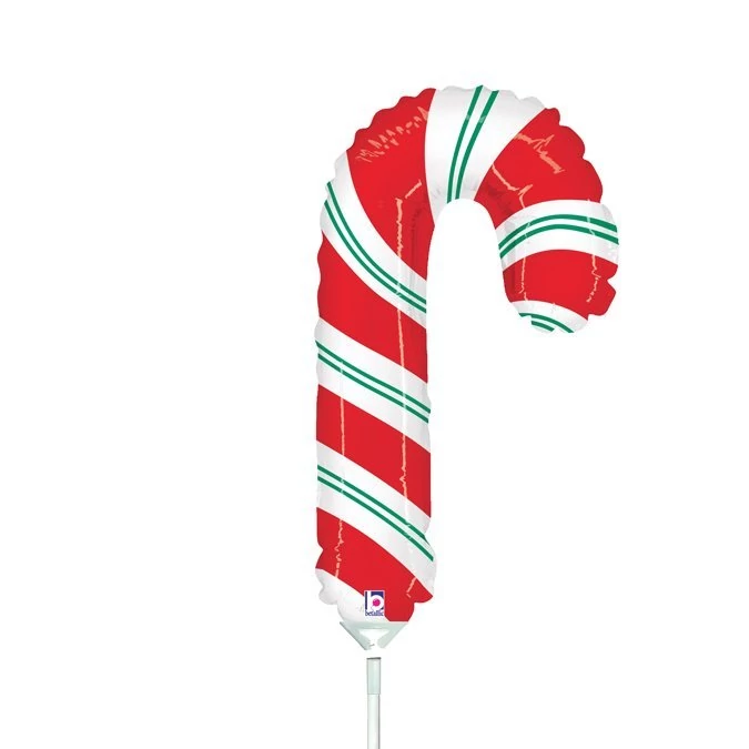 MiniShape - 35 cm-es karácsonyi nyalóka formájú fólia lufi