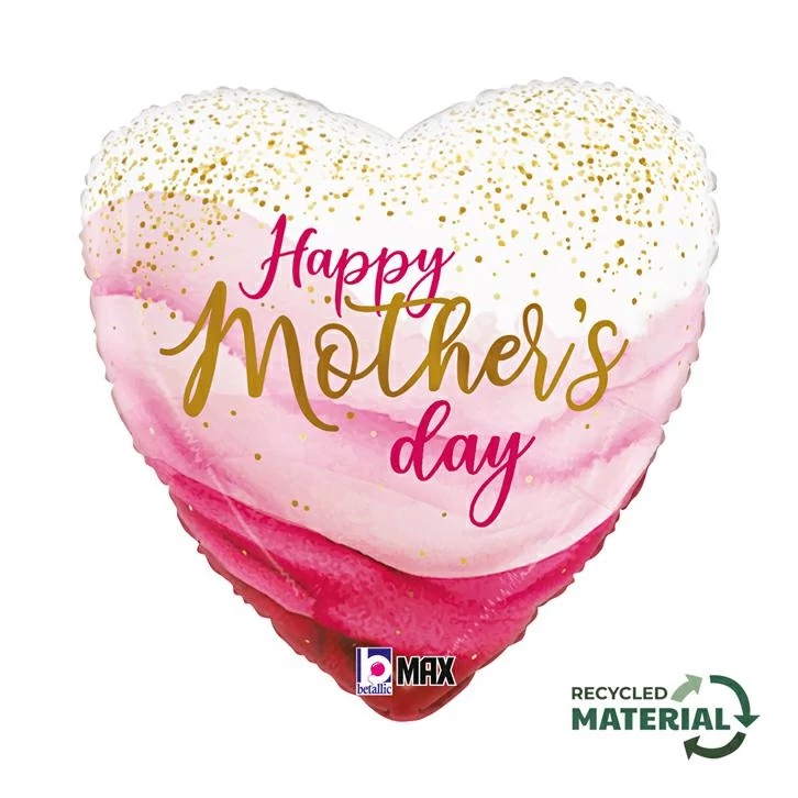 46 cm-es Pink Happy Mother's Day fólia lufi