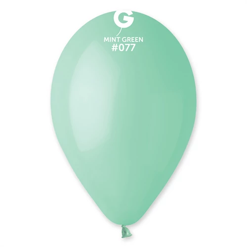 30 cm-es mentazöld gumi léggömb - 100 db / csomag