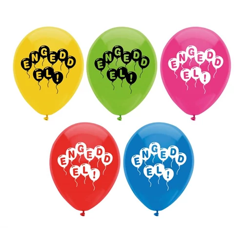 30 cm-es Engedd el léggömbös gumi léggömb - 10 db / csomag