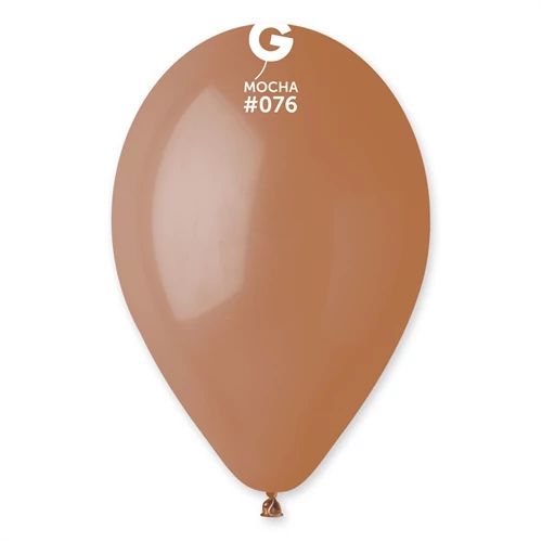 33 cm-es mokka gumi léggömb - 100 db / csomag