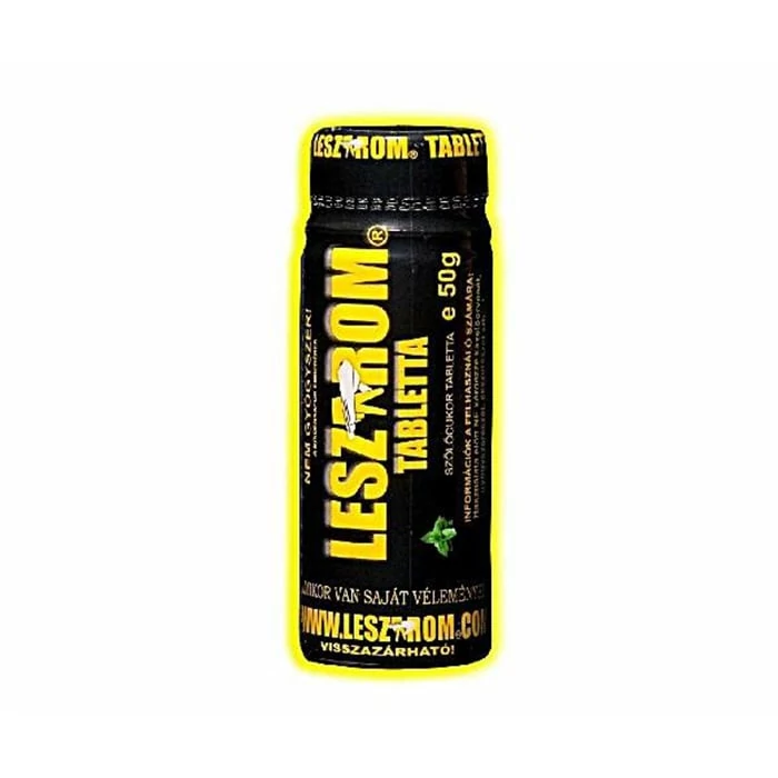 Leszarom tabletta mentol ízű -  50 g / tégely