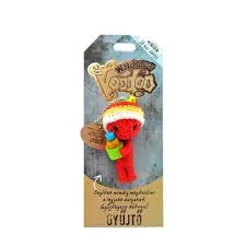 Voodoo talizmán textil 8cm Minden jó valamire