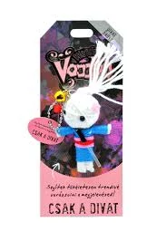 Voodoo talizmán textil 8cm Divat őrült