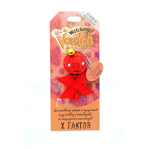 Voodoo talizmán textil 8cm Az igazság annyi, hogy sztár vagy!