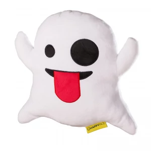 Szellem Emoji párna 32x32 cm, 32 cm-es