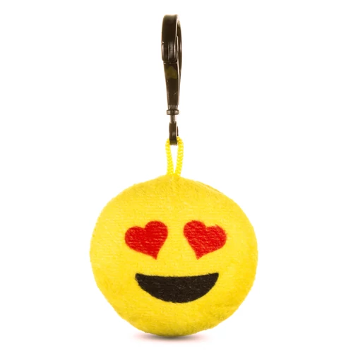 Kulcstartó - love emoji, 10 cm