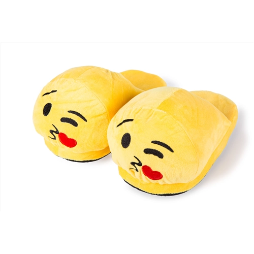 Emoji papucs, felnőtteknek - csókos