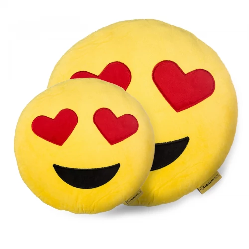 Emoji párna - szerelmes, 50 cm