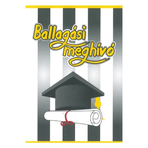 Gratulálunk! Meghívó ballagásra - 10 db / csomag