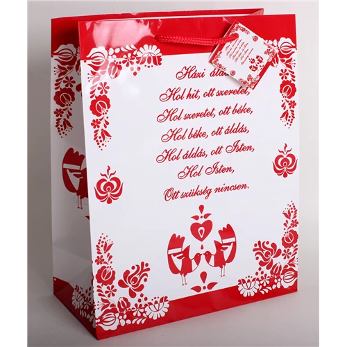 Dísztasak házi áldás 33 x 26 cm