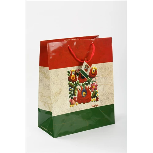 Dísztasak antikolt matyó mintás 33x26 cm