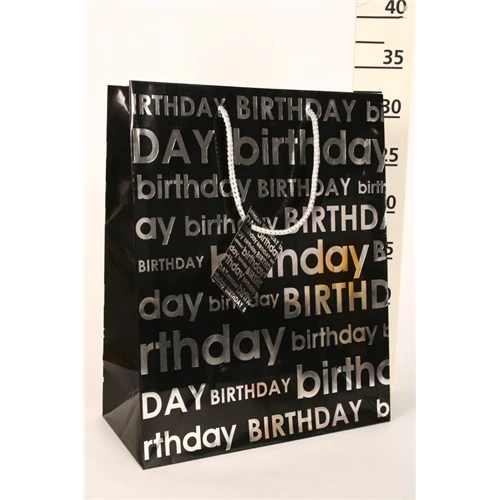 Dísztasak HB fekete 26 x 33 cm