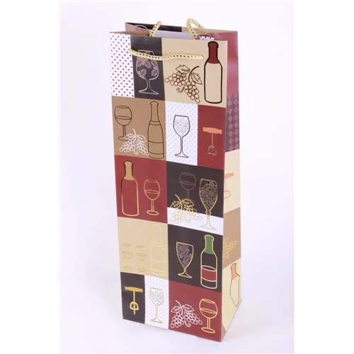 Dísztasak arany borkörvonal 36 x10 cm