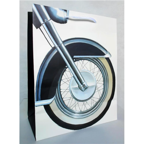 Dísztasak motor kerék 23 x 18 cm
