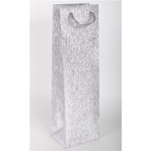 Dísíztasak húzott ezüst 34x10 cm