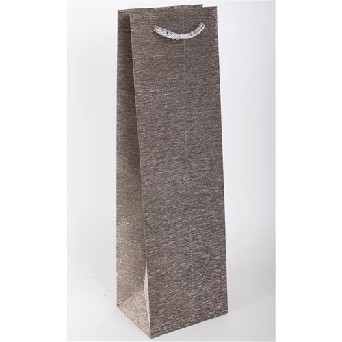 Dísztasak húzott barna 34x10 cm