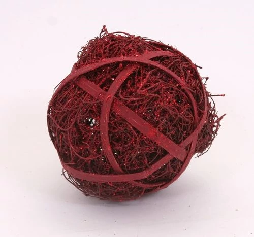 Bordó gömb 13 cm