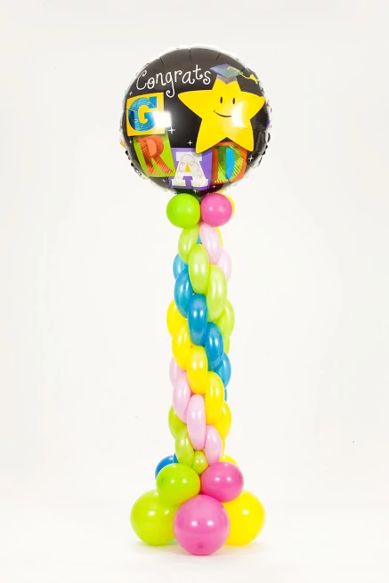 Lufiszobor - ballagó asztali oszlop, 80 cm