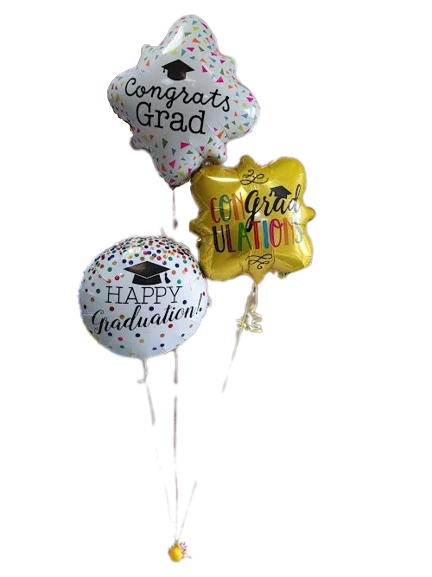 Luficsokor - ballagó csokor 3 lufival