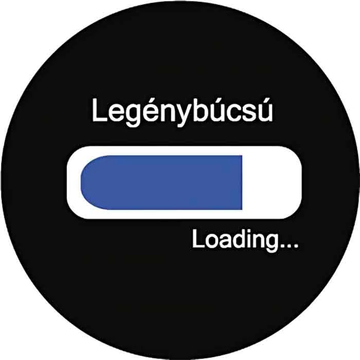 Legénybúcsú Loading... kitűző