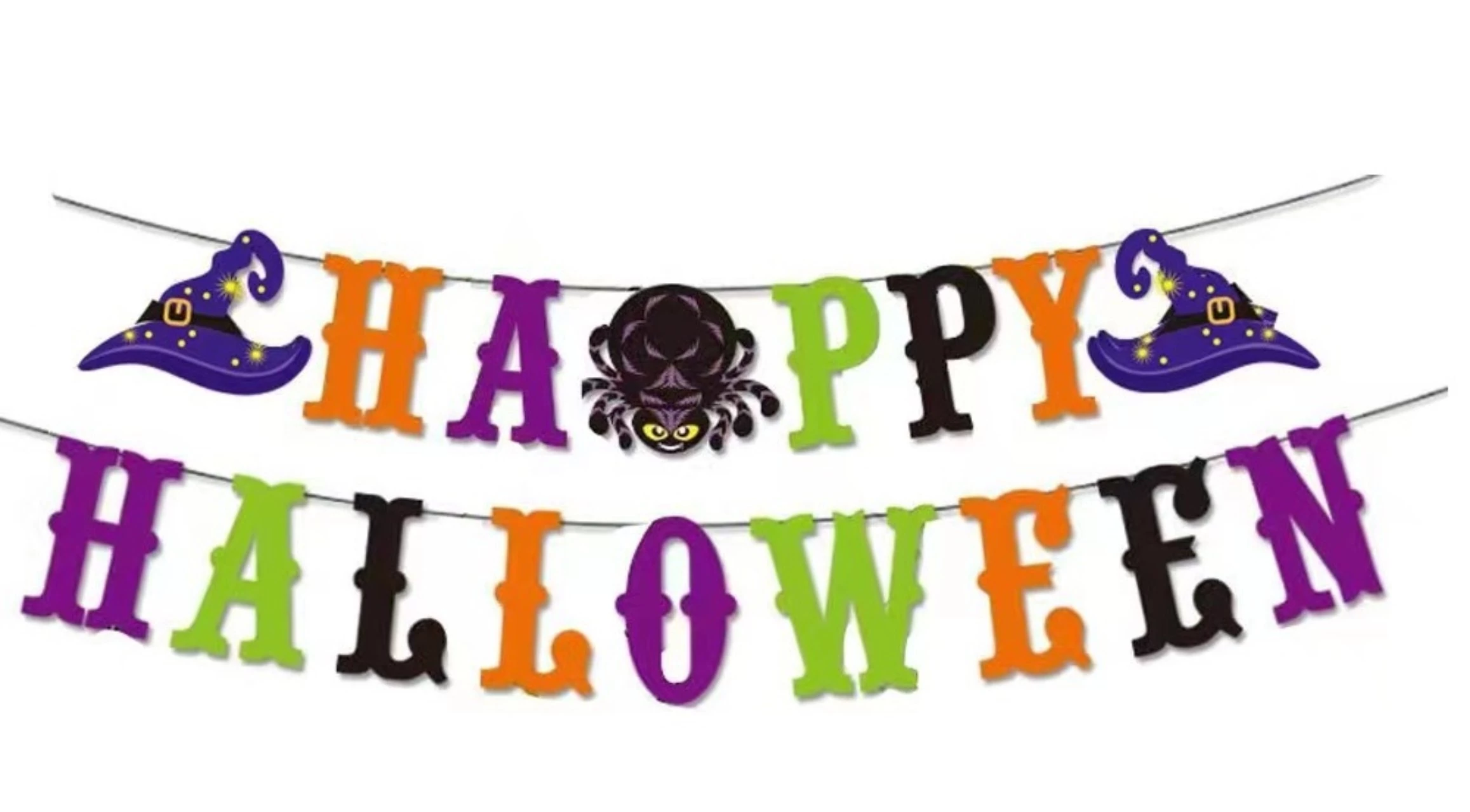 Happy Halloween füzér 3m