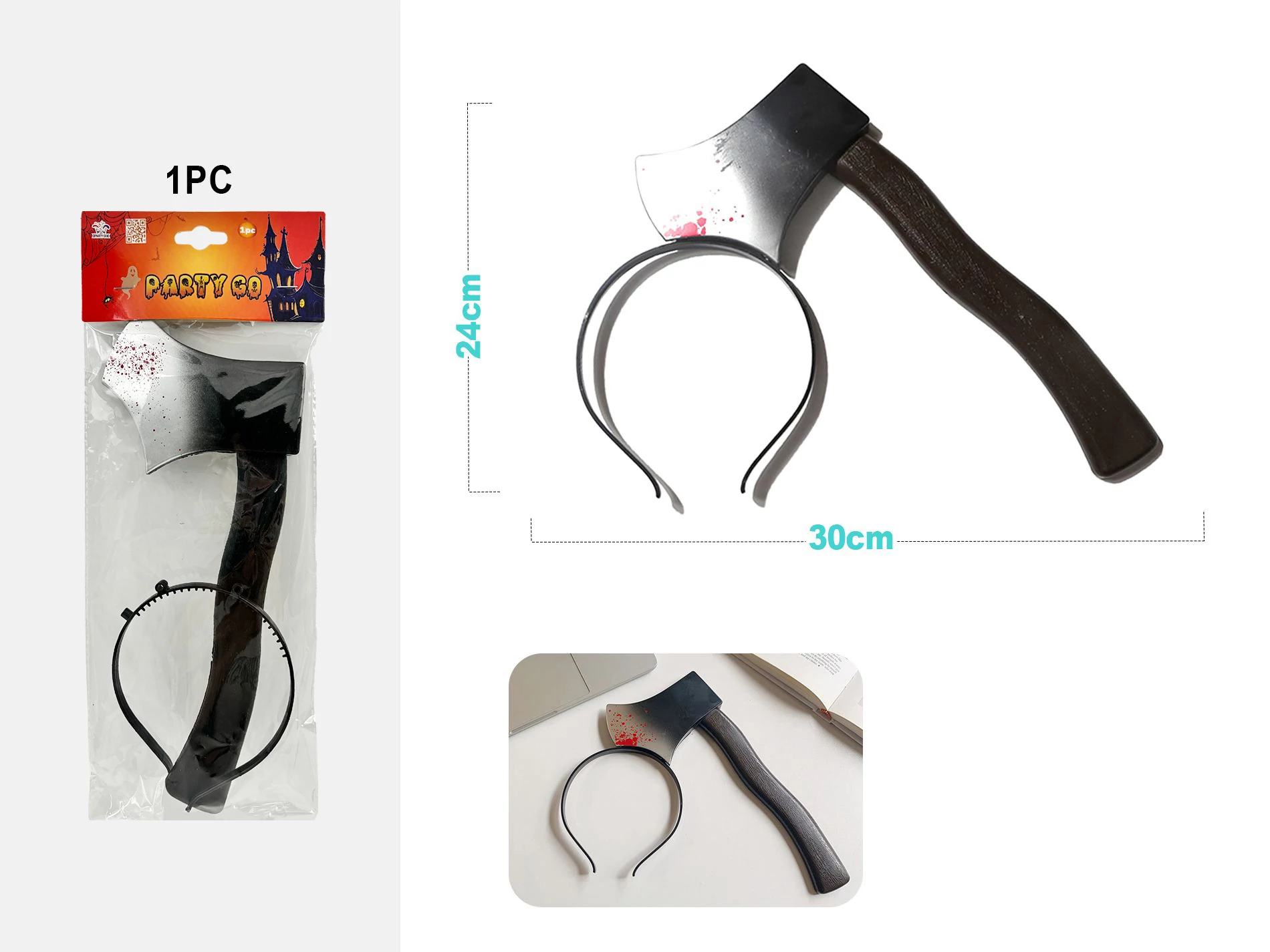 Bárd a fejben hajpánt