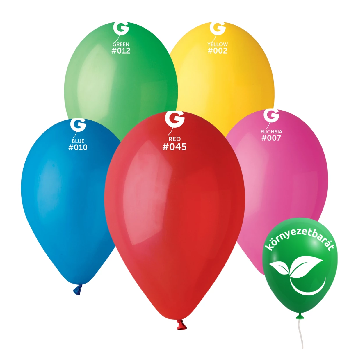 Gemar 30 CM Klasszikus Vegyes / Classic Assorted #080 bio latex lufi – 100 db/csomag