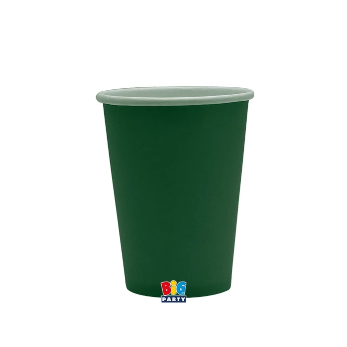 Sötétzöld pohár - 200 ml, 25 db / csomag