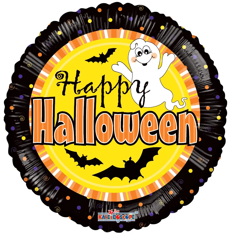 23 cm-es Halloween szellemes fólia lufi