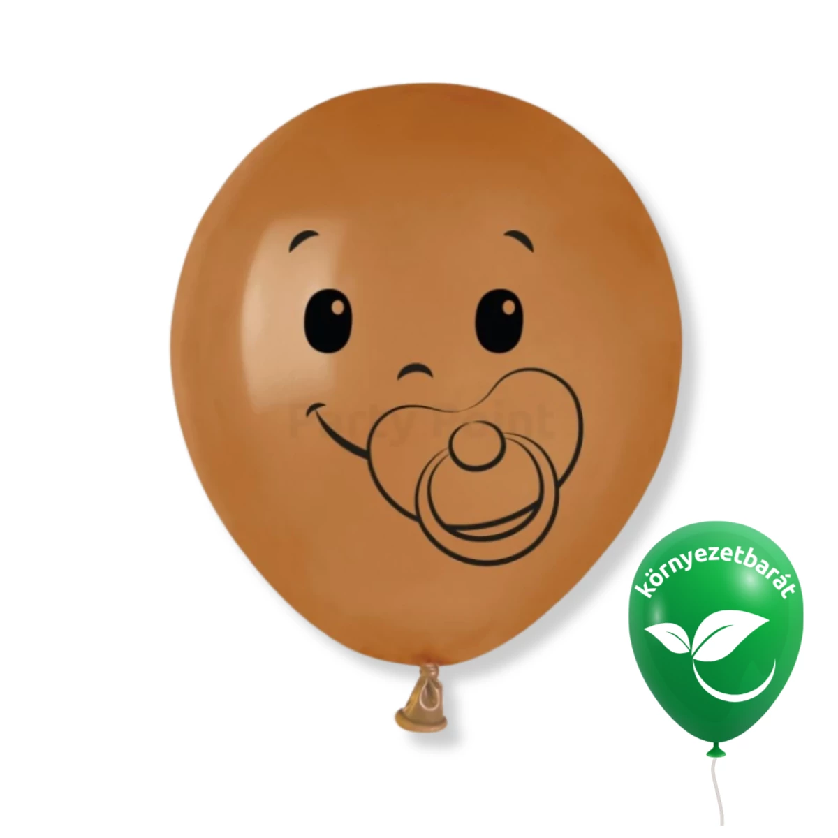 Gemar 13 cm Baby Face / baba arc #990-69 printelt latex lufi (barna) – 100 db/csomag