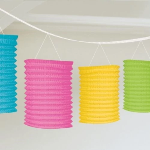 Színes girland lampion 365 cm