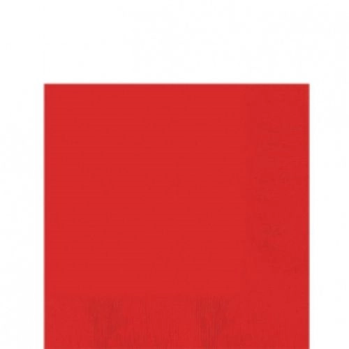 Piros szalvéta háromrétegű, 33 x 33 cm - 20 db