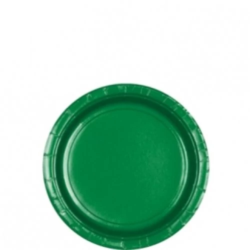 Sötétzöld tányér 18 cm 8 db/cs