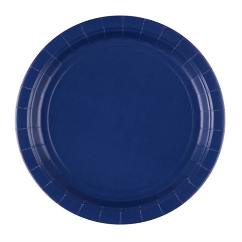 Tengerész kék tányér 23 cm 8 db/cs