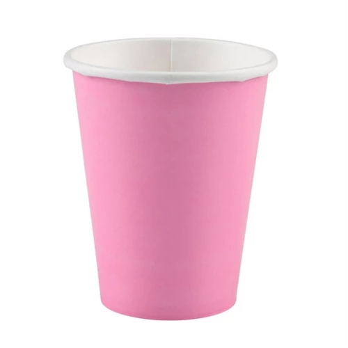 Pink papírpohár, 250 ml - 8 db