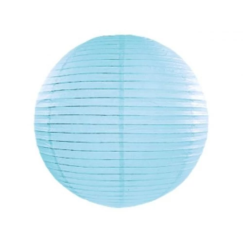 Világoskék lampion 35 cm