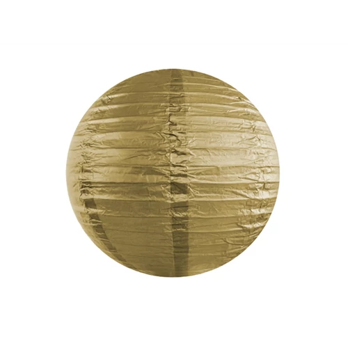 Arany színű papír lampion 45 cm