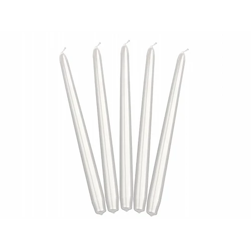 Metál gyöngy gyertya 29 cm, 10 db/cs