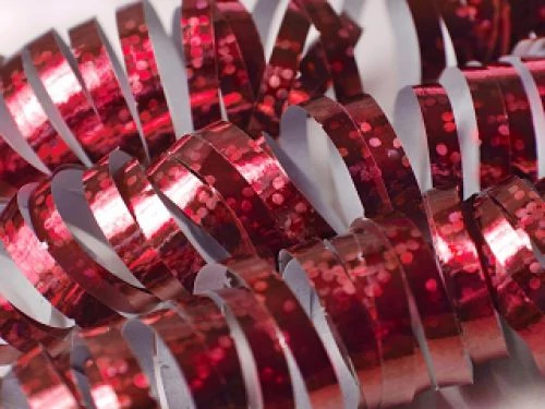 Piros hologramos szerpentin