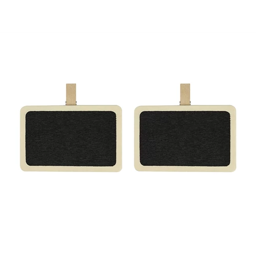 Mini rajztábla ültetőkártya tartóval 7 x 4,6 cm 2 db/cs