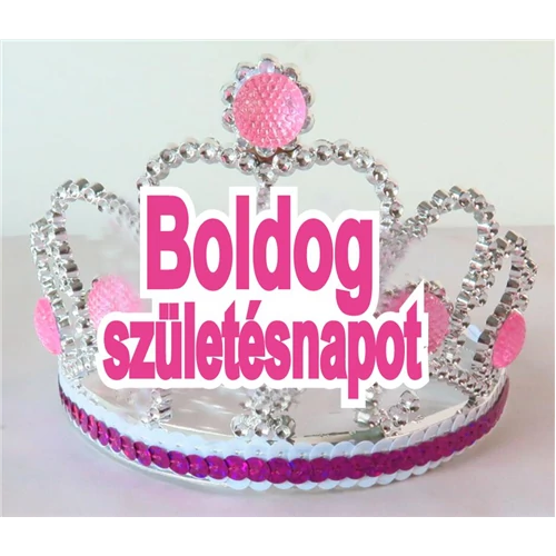 Boldog születésnapot tiara